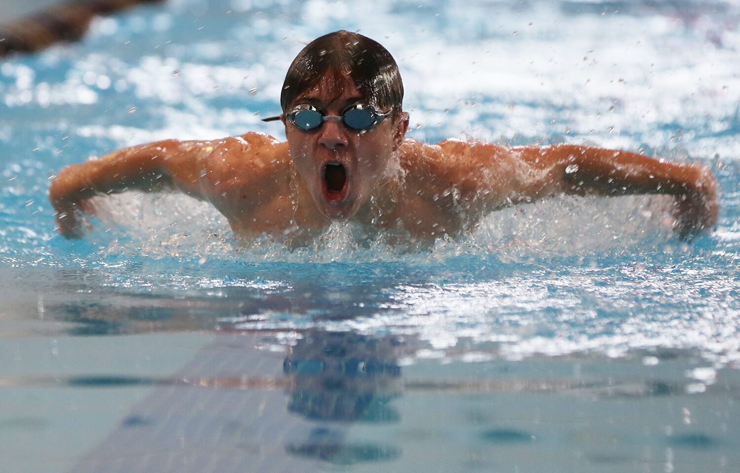 Johnathan Markovsky gasps for air